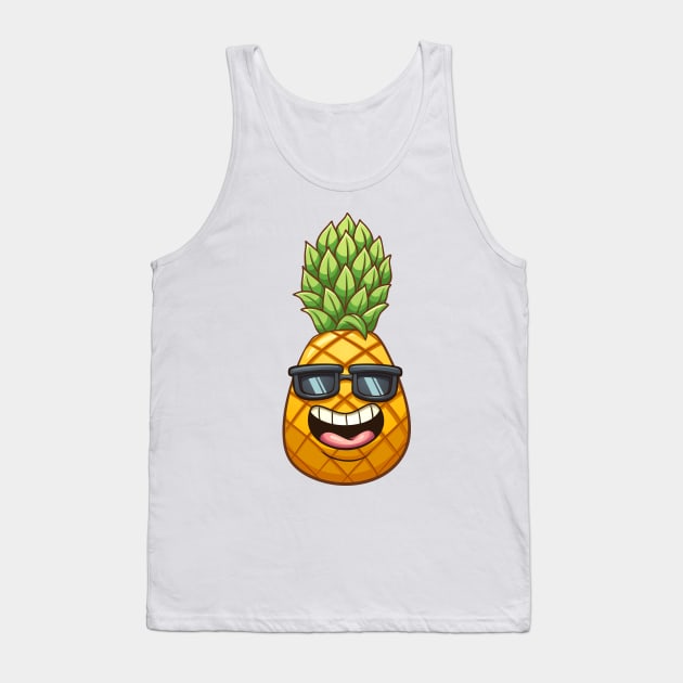 Cool pineapple Tank Top by memoangeles